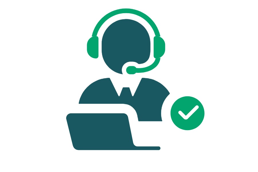 Icon für den telefonischen First-Level-Support und die Kundenservice-Hotline von MEDAT.