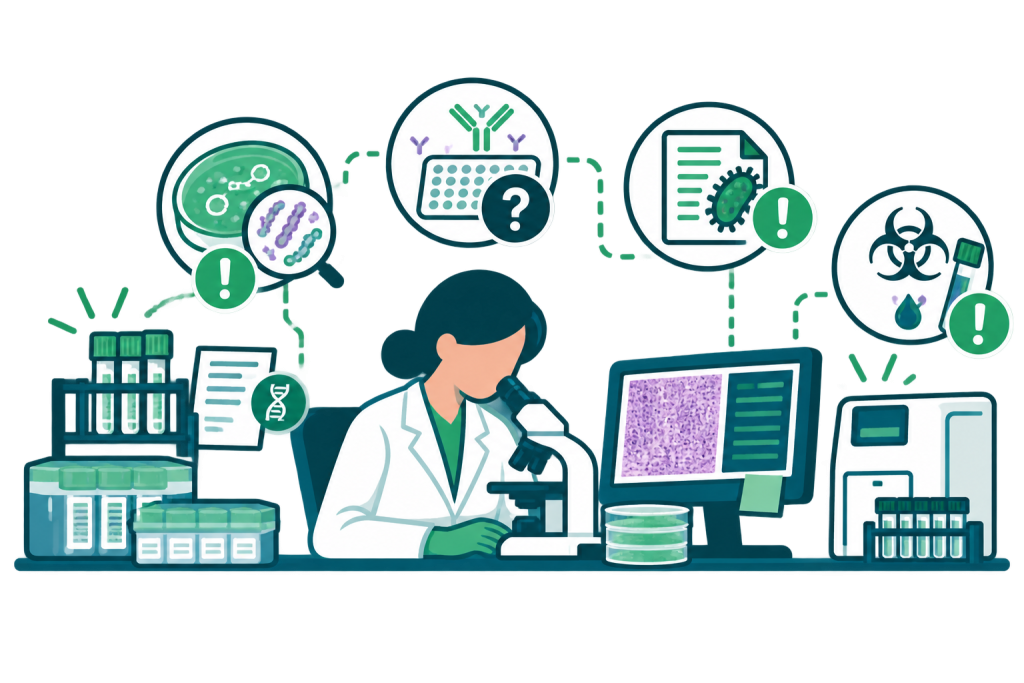 Herausforderungen für Laborinformationssysteme in der Mikrobiologie und Spezialdiagnostik bei Analytik, Resistenzprüfung und Geräteanbindung.